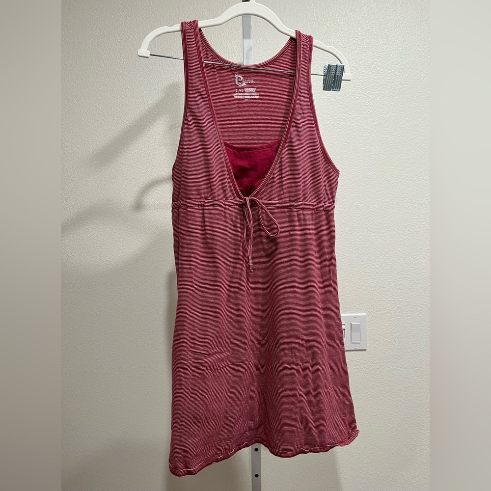 Classic Elements Burgundy Striped Tee